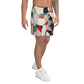 DMV 0508 Abstract Art Men's Recycled Athletic Shorts