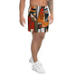 DMV 0522 Retro Art Men's Recycled Athletic Shorts