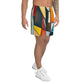 DMV 0433 Abstract Art Men's Recycled Athletic Shorts