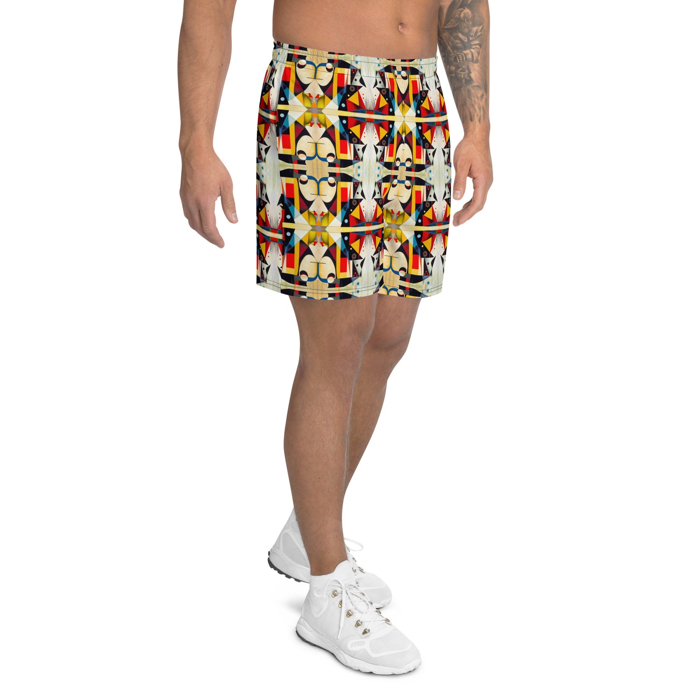 DMV 0517 Chic Boho Men's Recycled Athletic Shorts