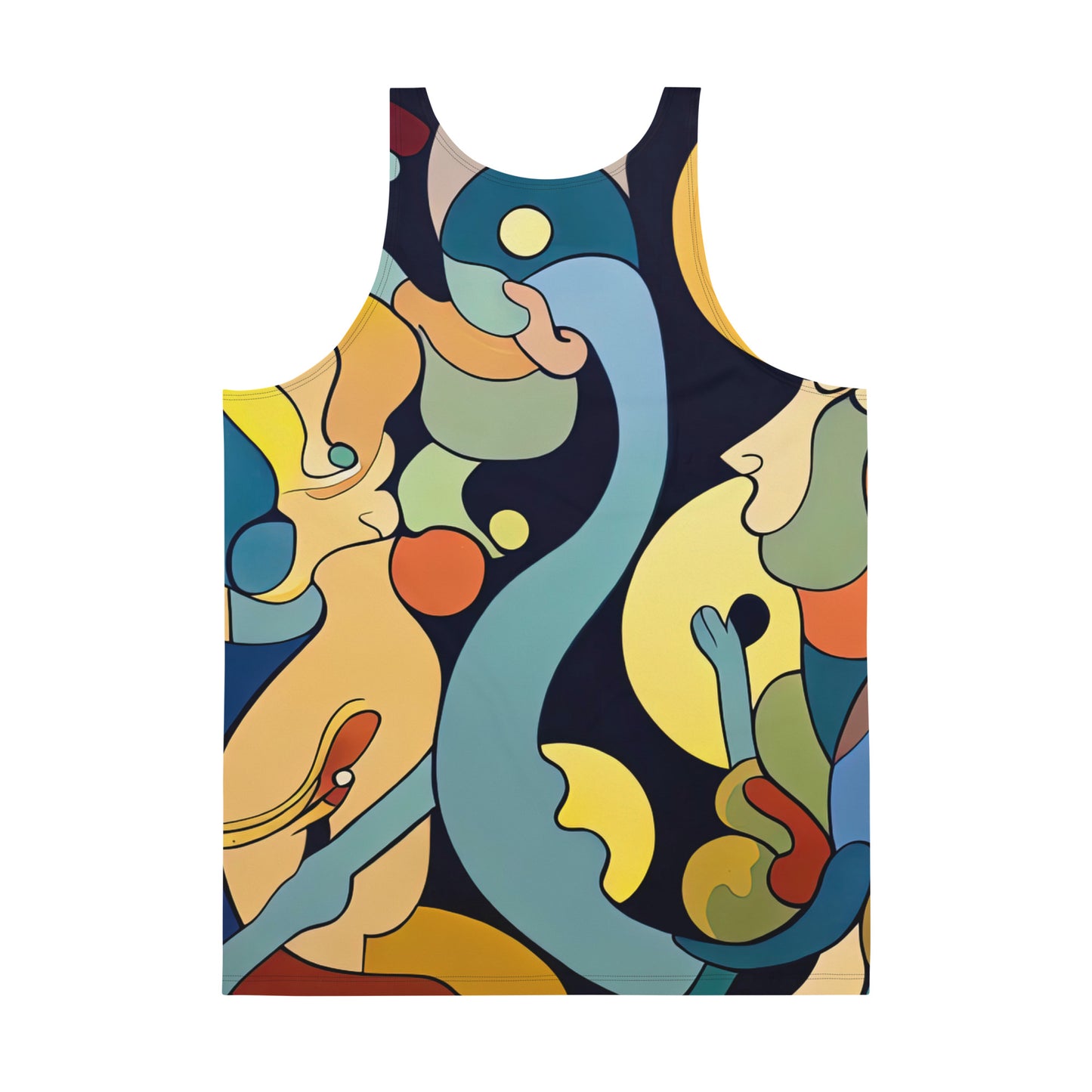 DMV 0242 Retro Art Unisex Tank Top