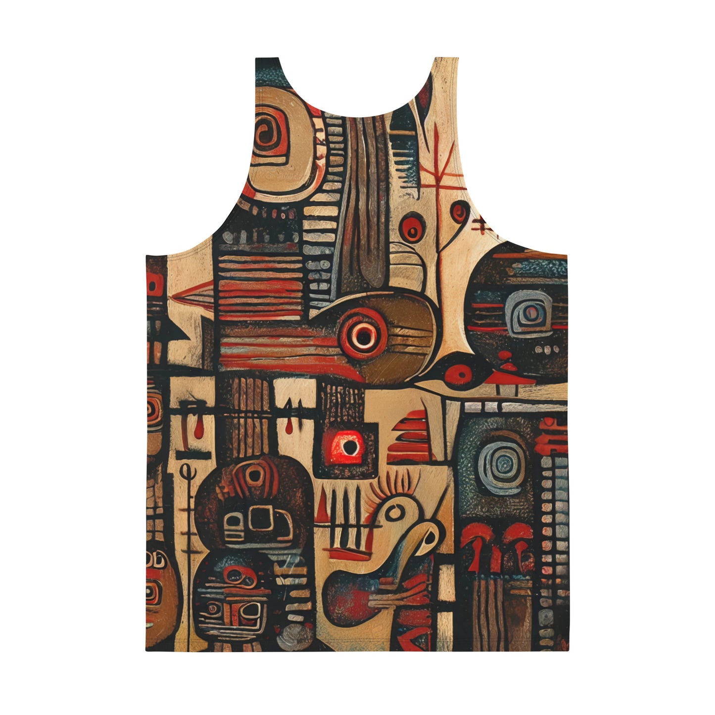 DMV 0256 Retro Art Unisex Tank Top