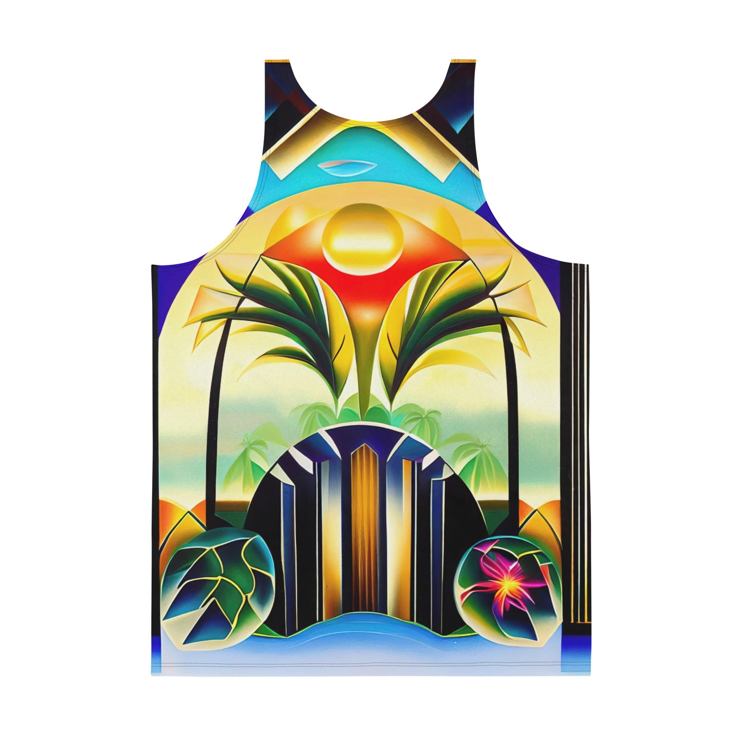 DMV 0258 Retro Art Unisex Tank Top