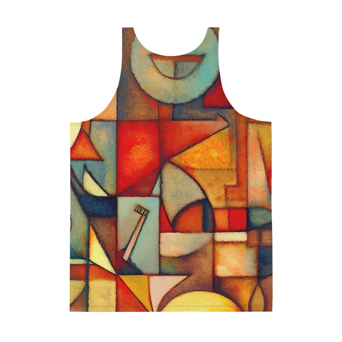 DMV 0298 Retro Art Unisex Tank Top