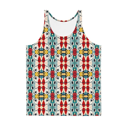 DMV 0230 Vintage Artsy Unisex Tank Top