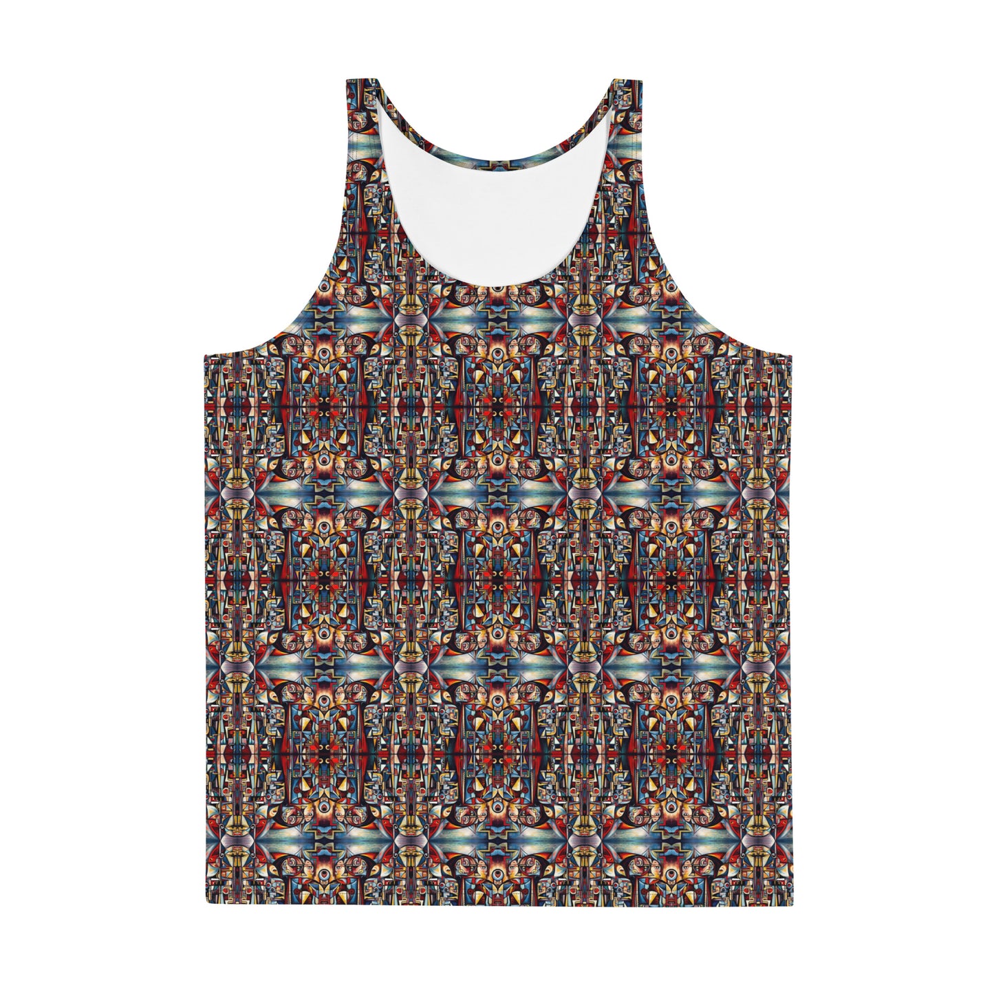 DMV 0007 Conceptual Artsy Unisex Tank Top