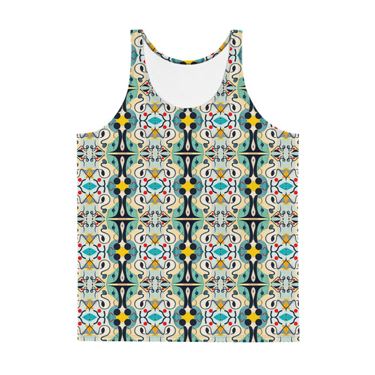 DMV 0076 Vintage Artsy Unisex Tank Top