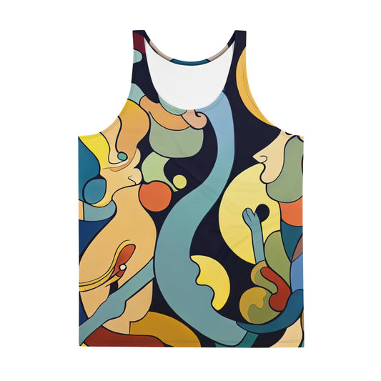 DMV 0242 Retro Art Unisex Tank Top