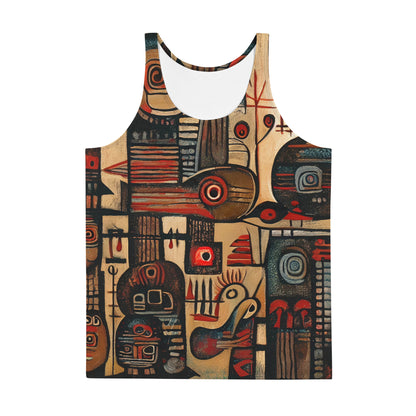 DMV 0256 Retro Art Unisex Tank Top