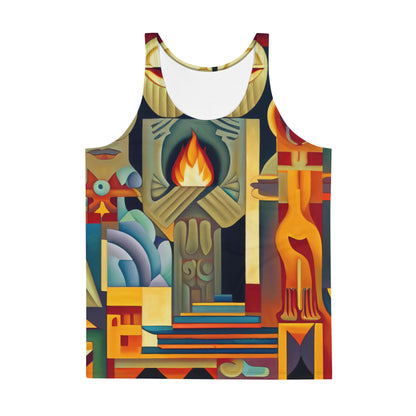 DMV 0237 Retro Art Unisex Tank Top