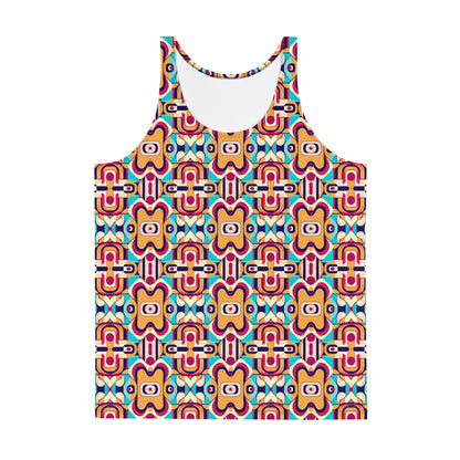 DMV 0160 Vintage Artsy Unisex Tank Top