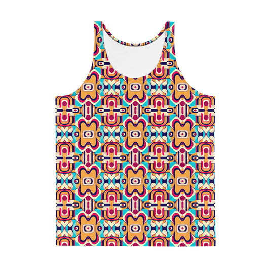 DMV 0160 Vintage Artsy Unisex Tank Top