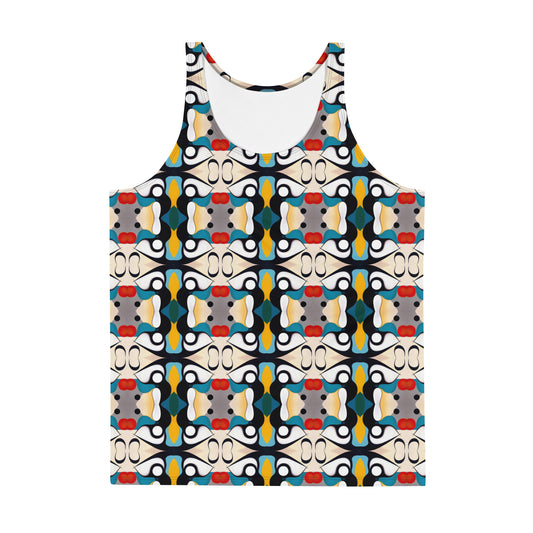 DMV 0139 Vintage Artsy Unisex Tank Top