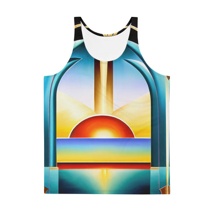 DMV 0262 Retro Art Unisex Tank Top