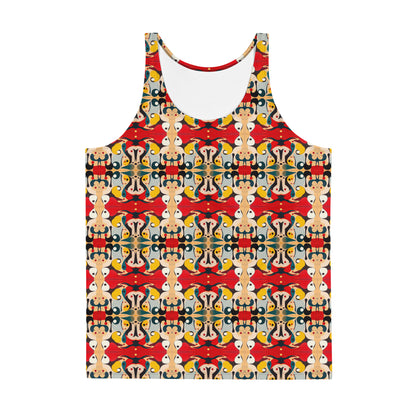 DMV 0203 Vintage Artsy Unisex Tank Top