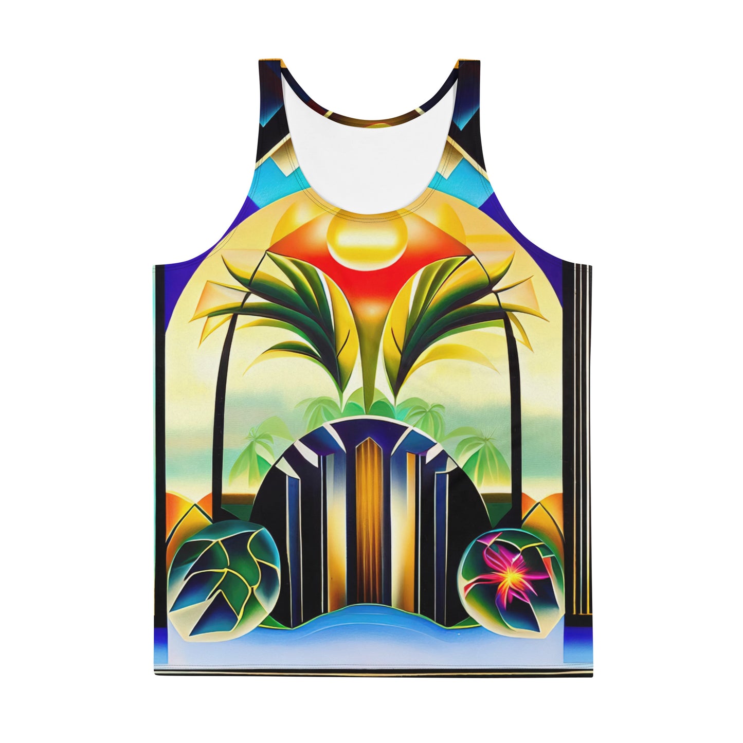 DMV 0258 Retro Art Unisex Tank Top