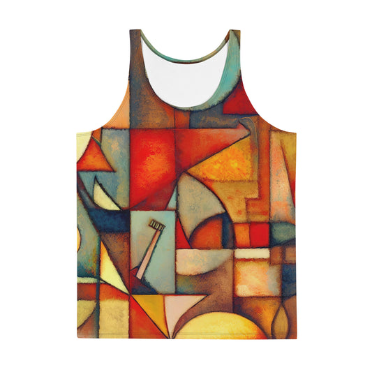 DMV 0298 Retro Art Unisex Tank Top