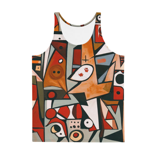 DMV 0522 Retro Art Unisex Tank Top