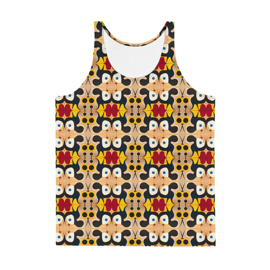 DMV 0791 Vintage Artsy Unisex Tank Top