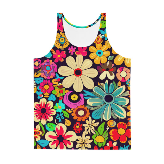 DMV 2028 Floral Unisex Tank Top