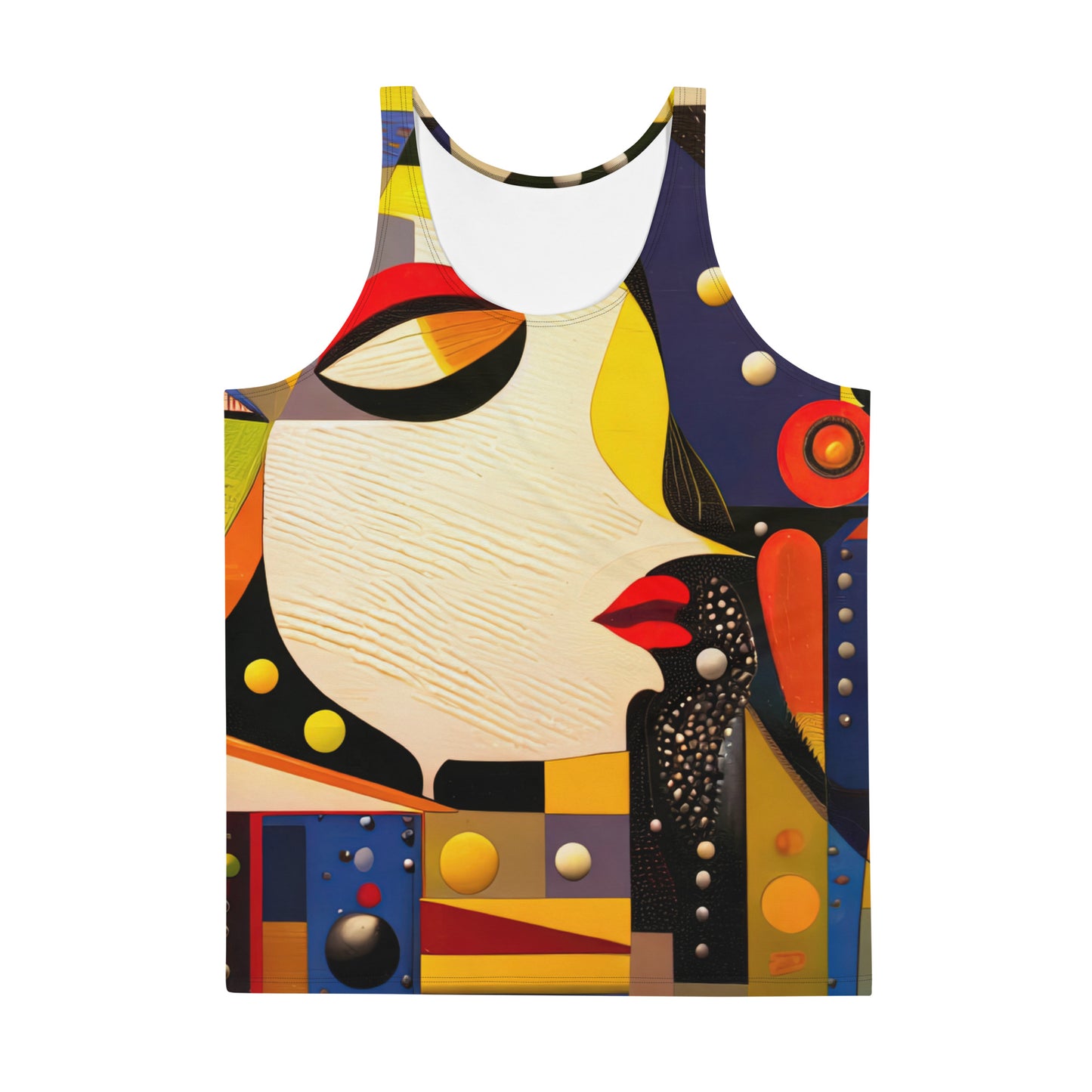 DMV 0727 Retro Art Unisex Tank Top