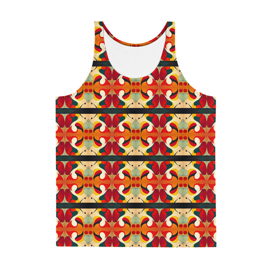 DMV 1554 Vintage Artsy Unisex Tank Top