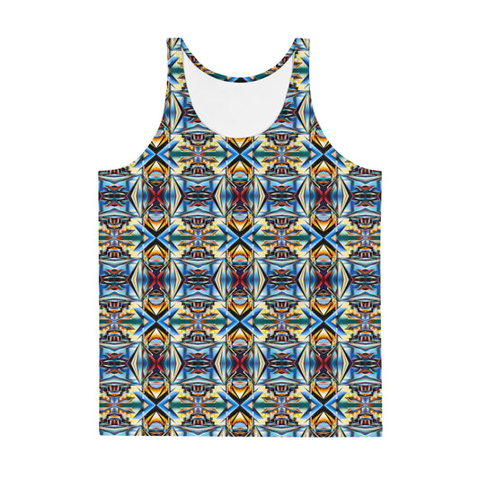 DMV 1480 Conceptual Artsy Unisex Tank Top