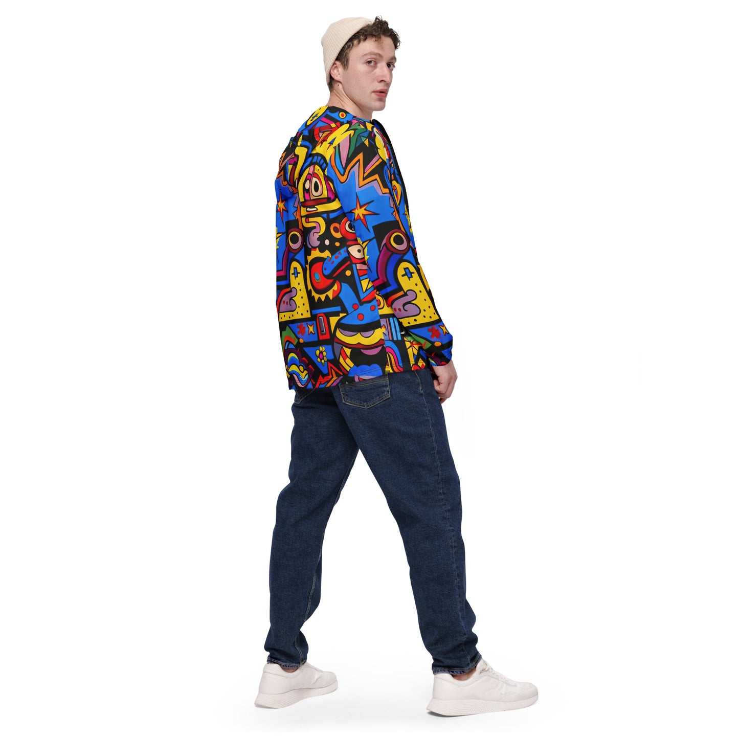 DMV 0235 Psy Art Men’s windbreaker