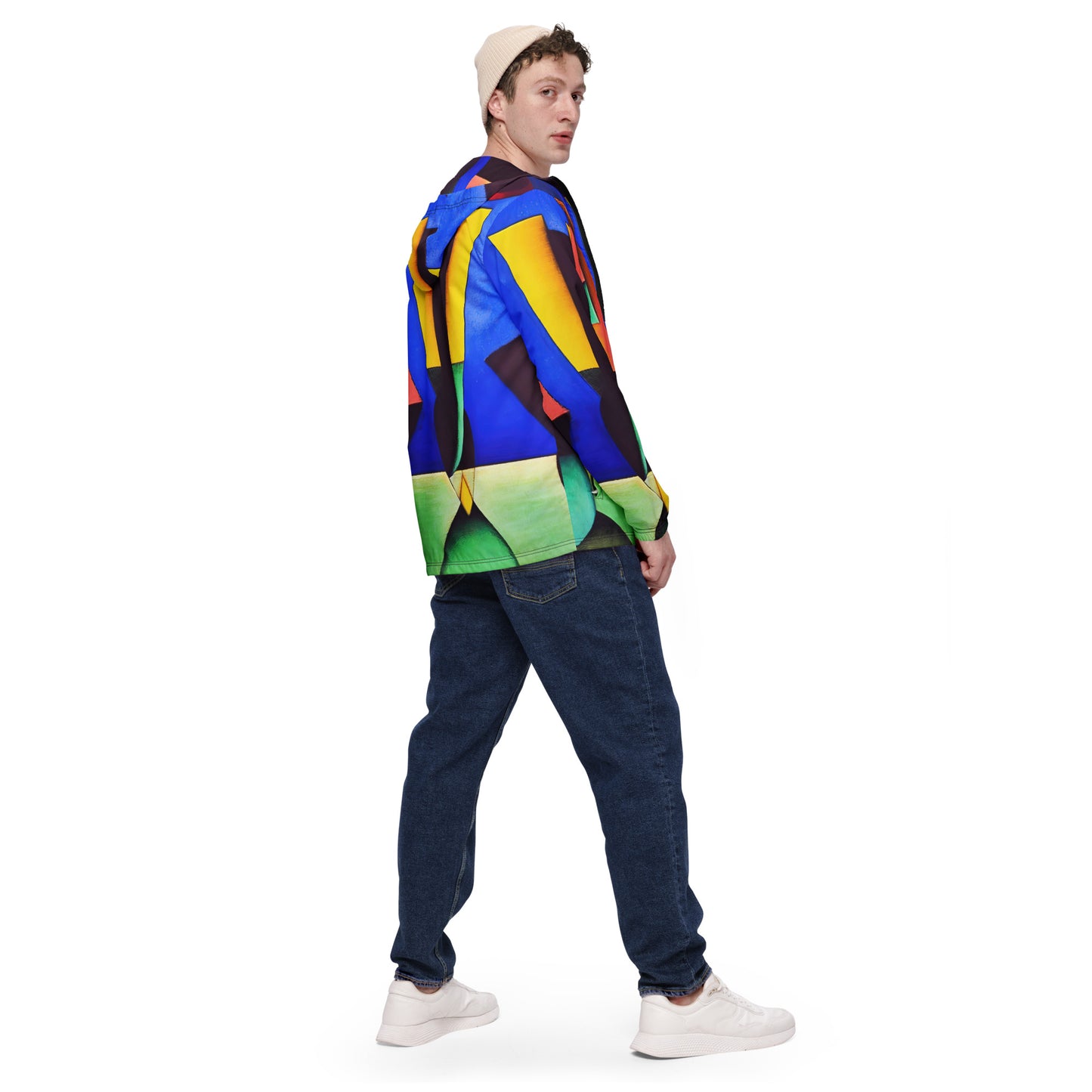 DMV 0255 Retro Art Men’s windbreaker