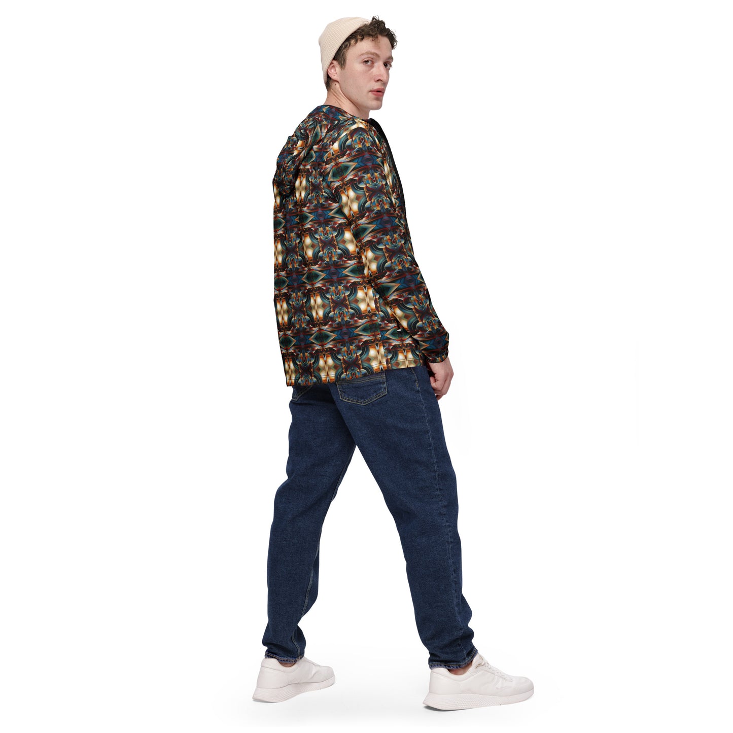 DMV 0127 Conceptual Artsy Men’s windbreaker