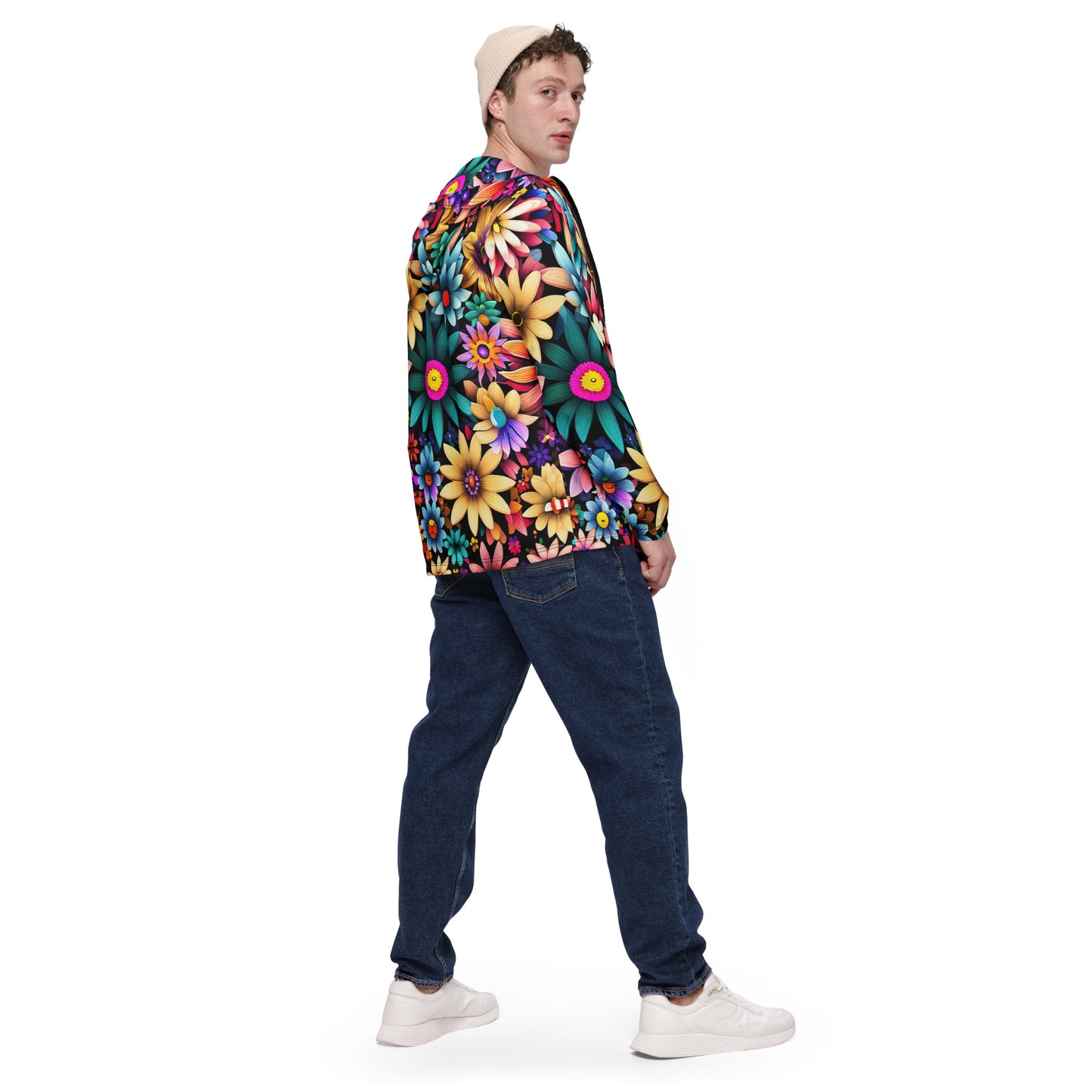 DMV 0265 Floral Men’s windbreaker