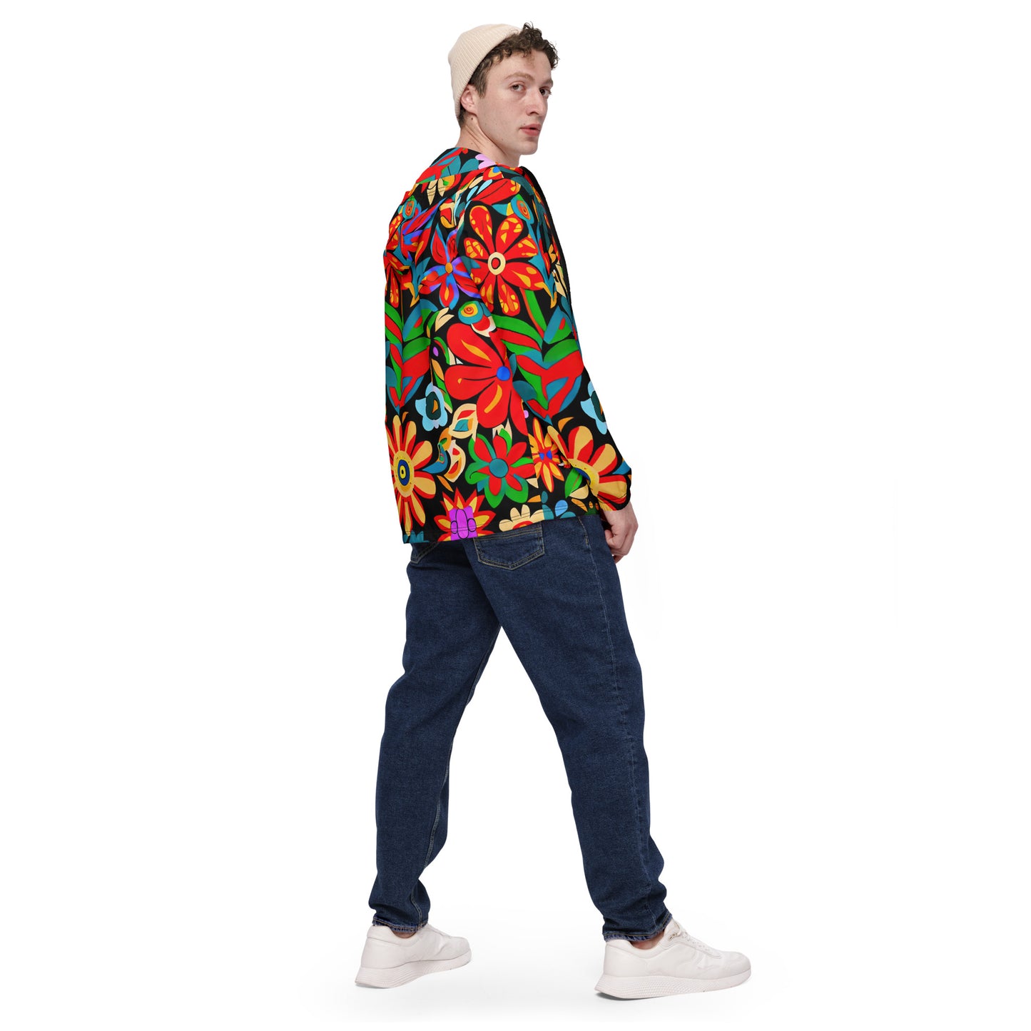 DMV 0116 Floral Men’s windbreaker