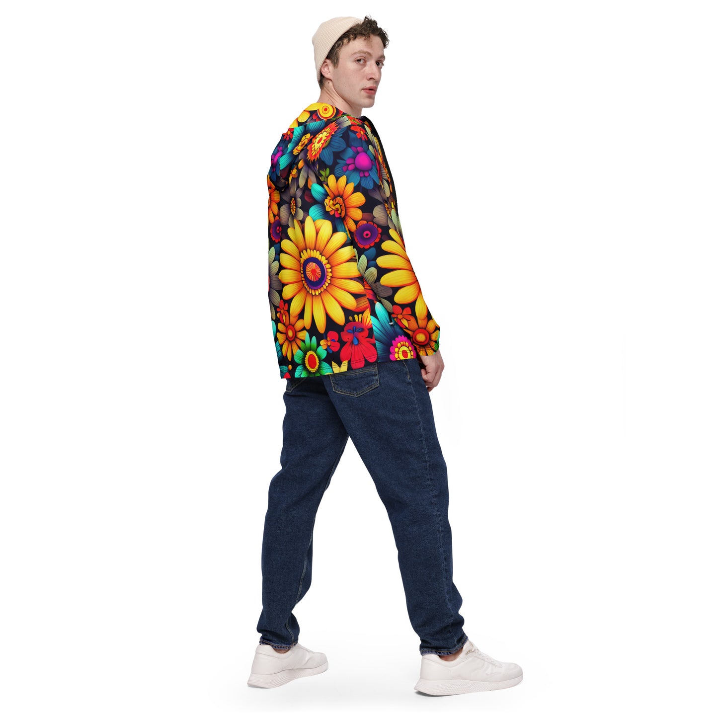 DMV 0158 Floral Men’s windbreaker