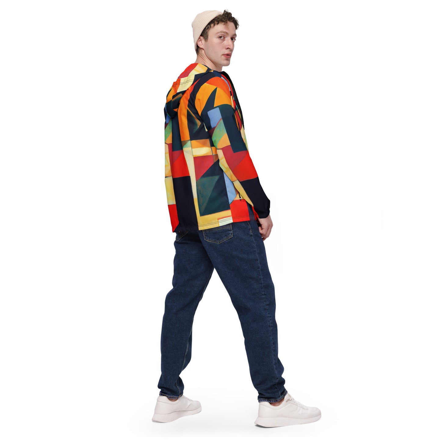 DMV 0096 Abstract Art Men’s windbreaker