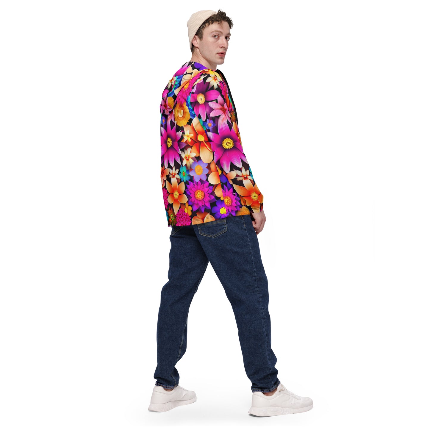 DMV 0136 Floral Men’s windbreaker