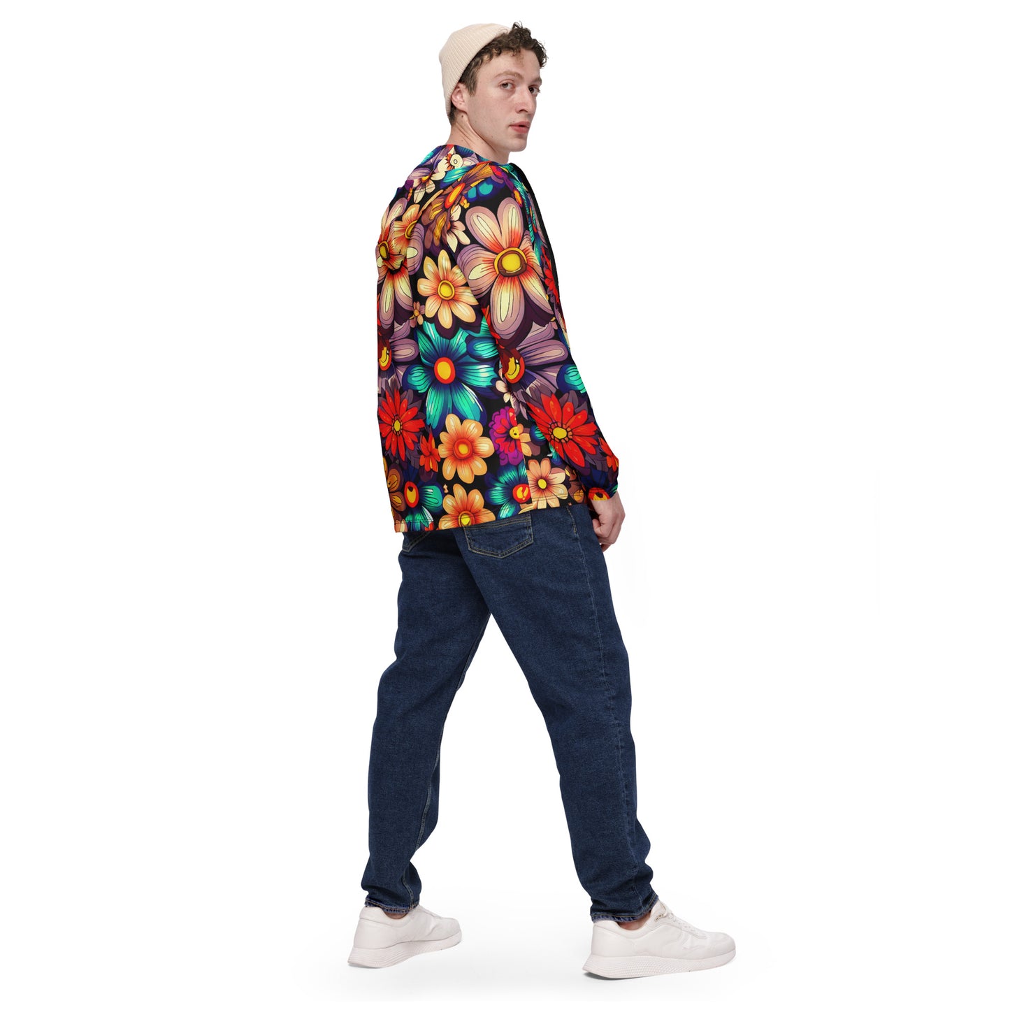 DMV 0197 Floral Men’s windbreaker