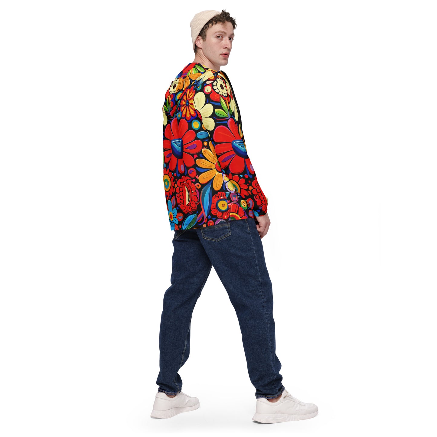 DMV 0178 Floral Men’s windbreaker