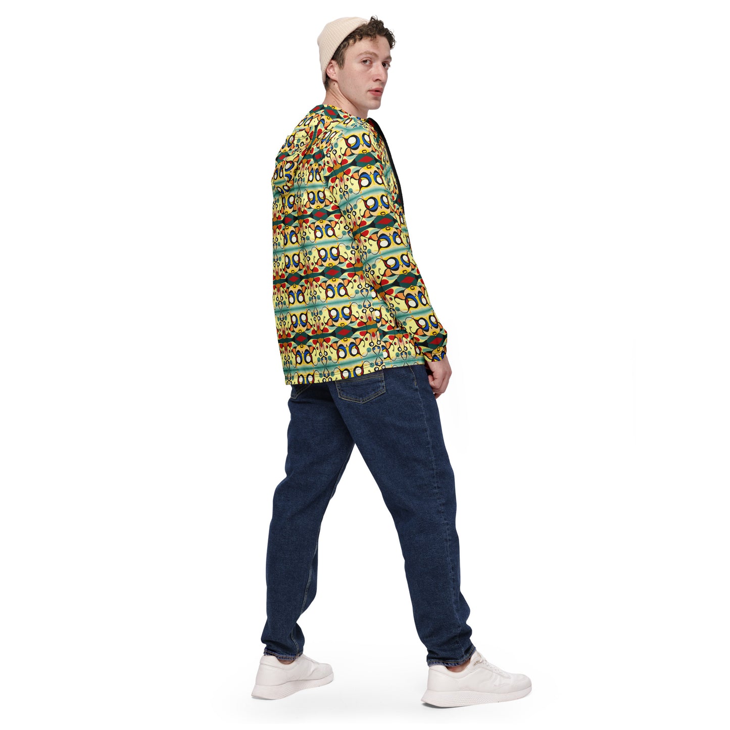 DMV 0405 Vintage Artsy Men’s windbreaker