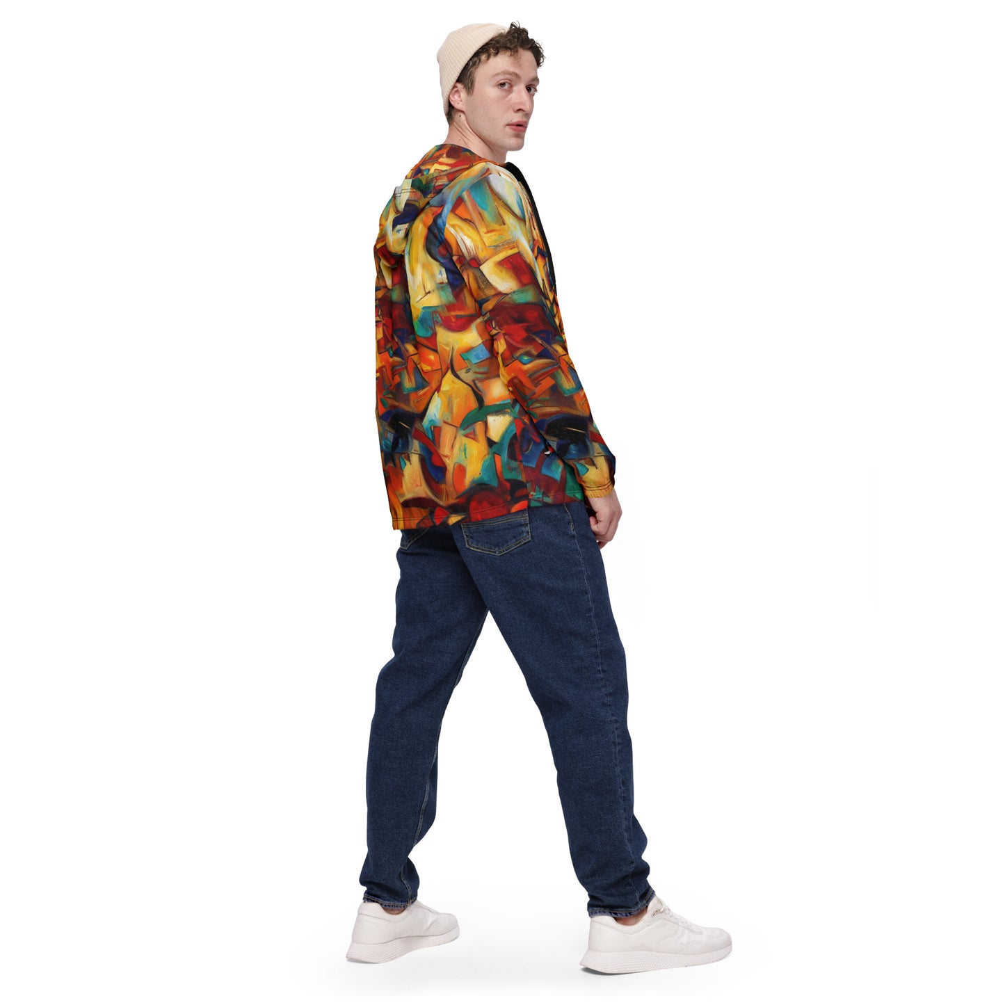 DMV 0416 Abstract Art Men’s windbreaker