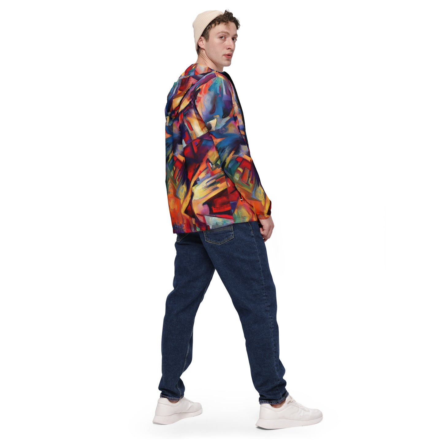 DMV 0308 Abstract Art Men’s windbreaker