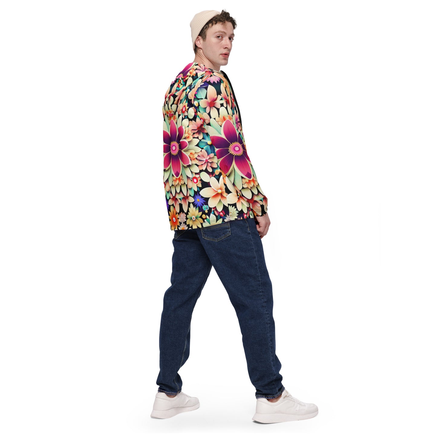 DMV 0307 Floral Men’s windbreaker