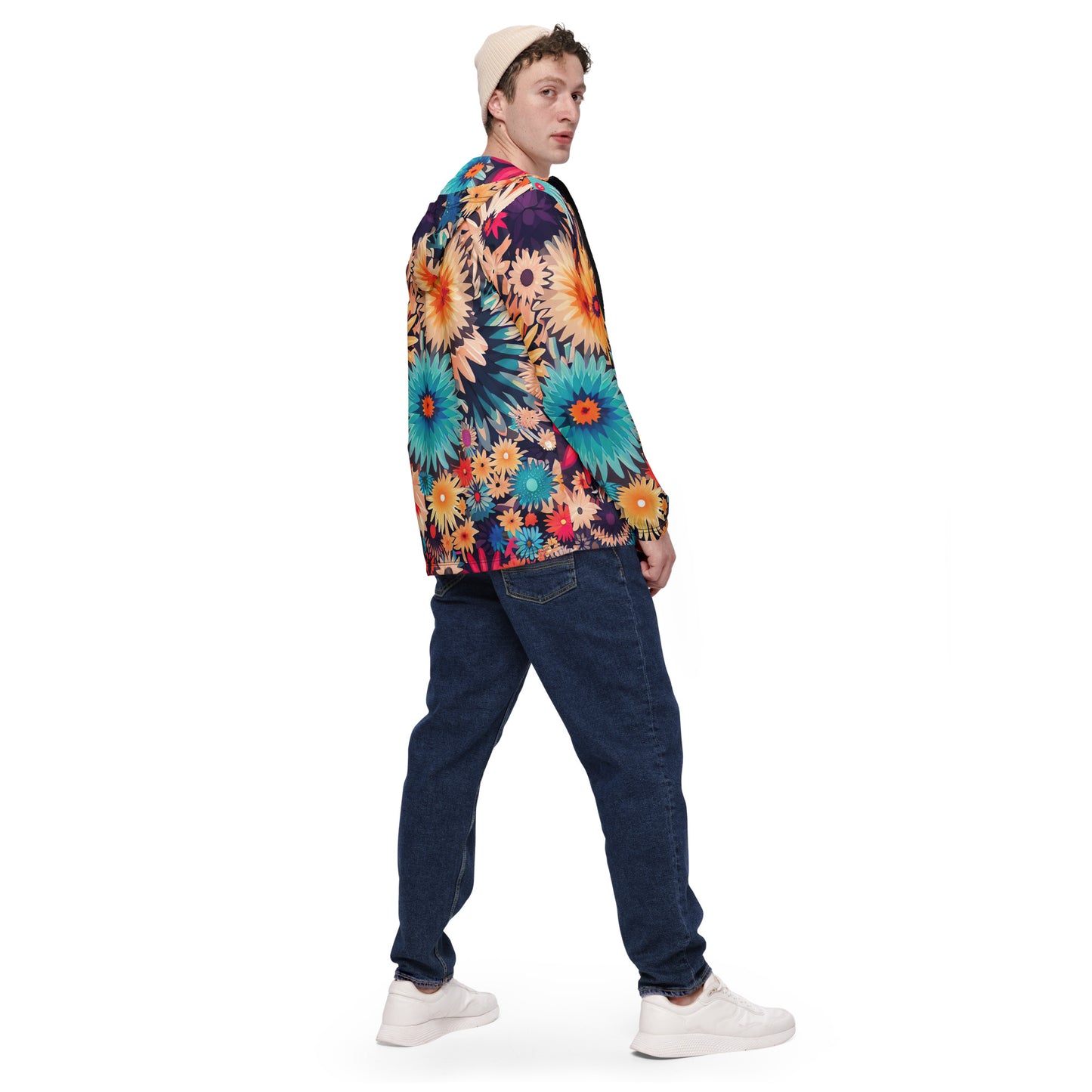 DMV 0404 Floral Men’s windbreaker