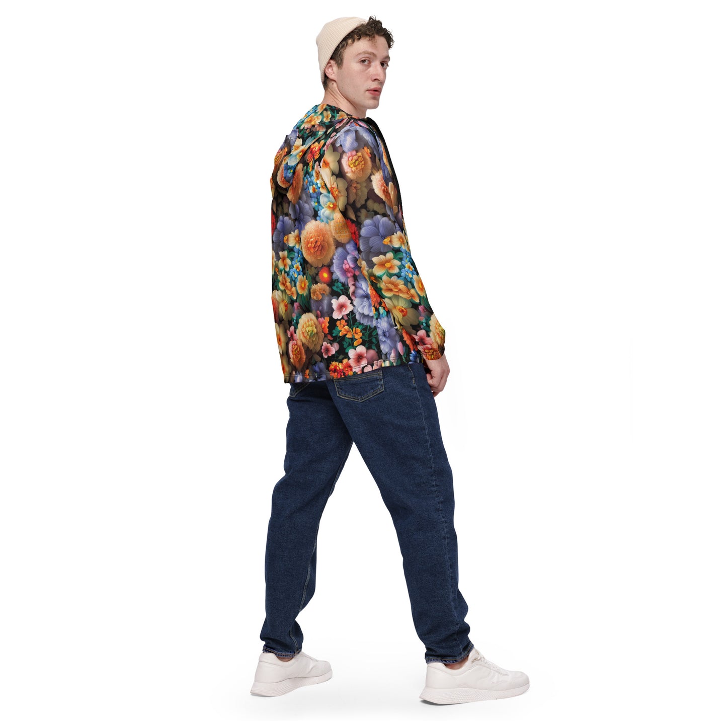 DMV 0302 Floral Men’s windbreaker