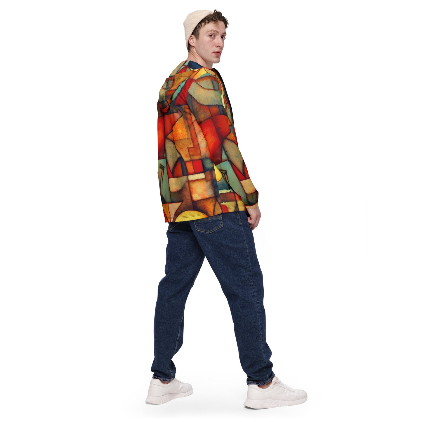 DMV 0298 Retro Art Men’s windbreaker