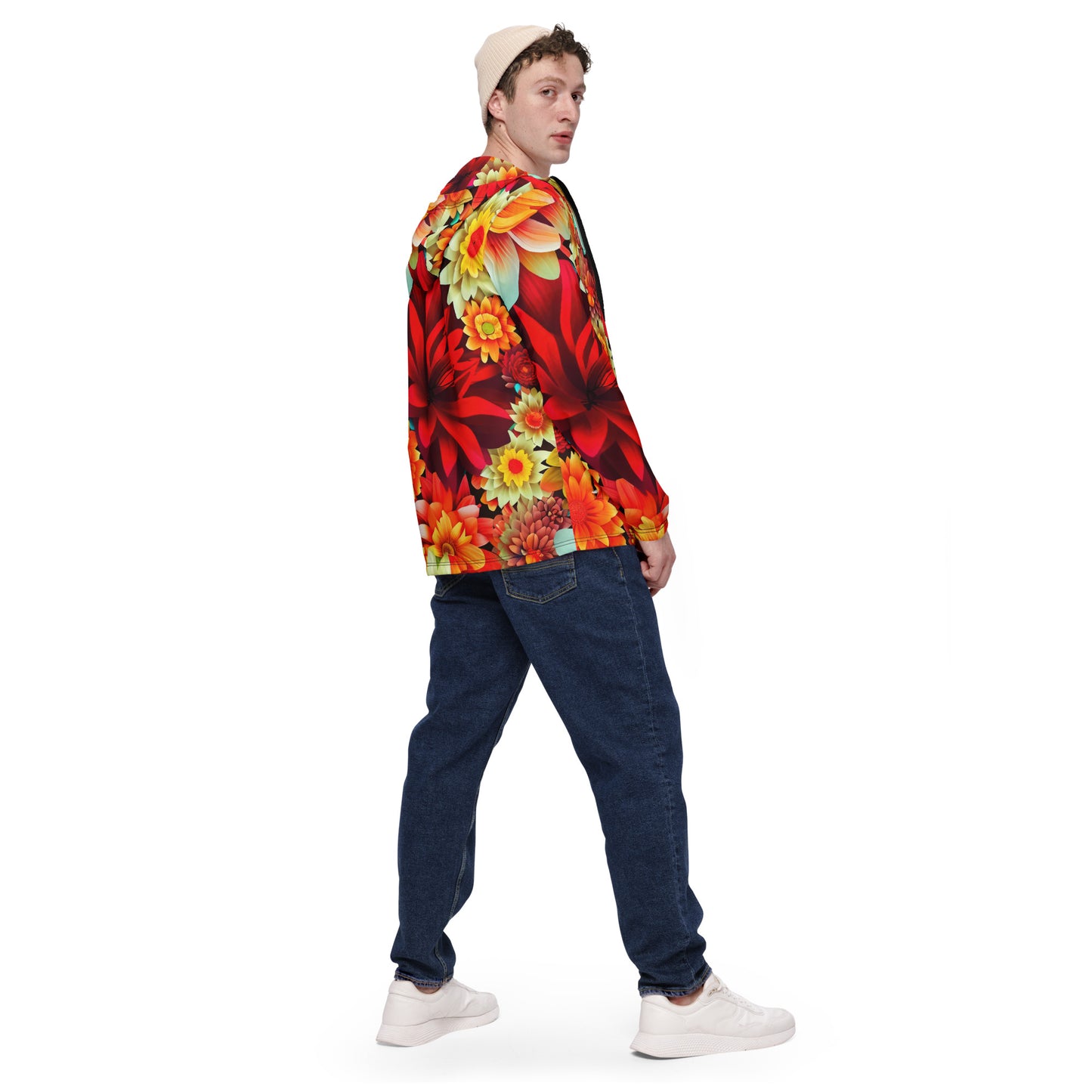 DMV 0419 Floral Men’s windbreaker