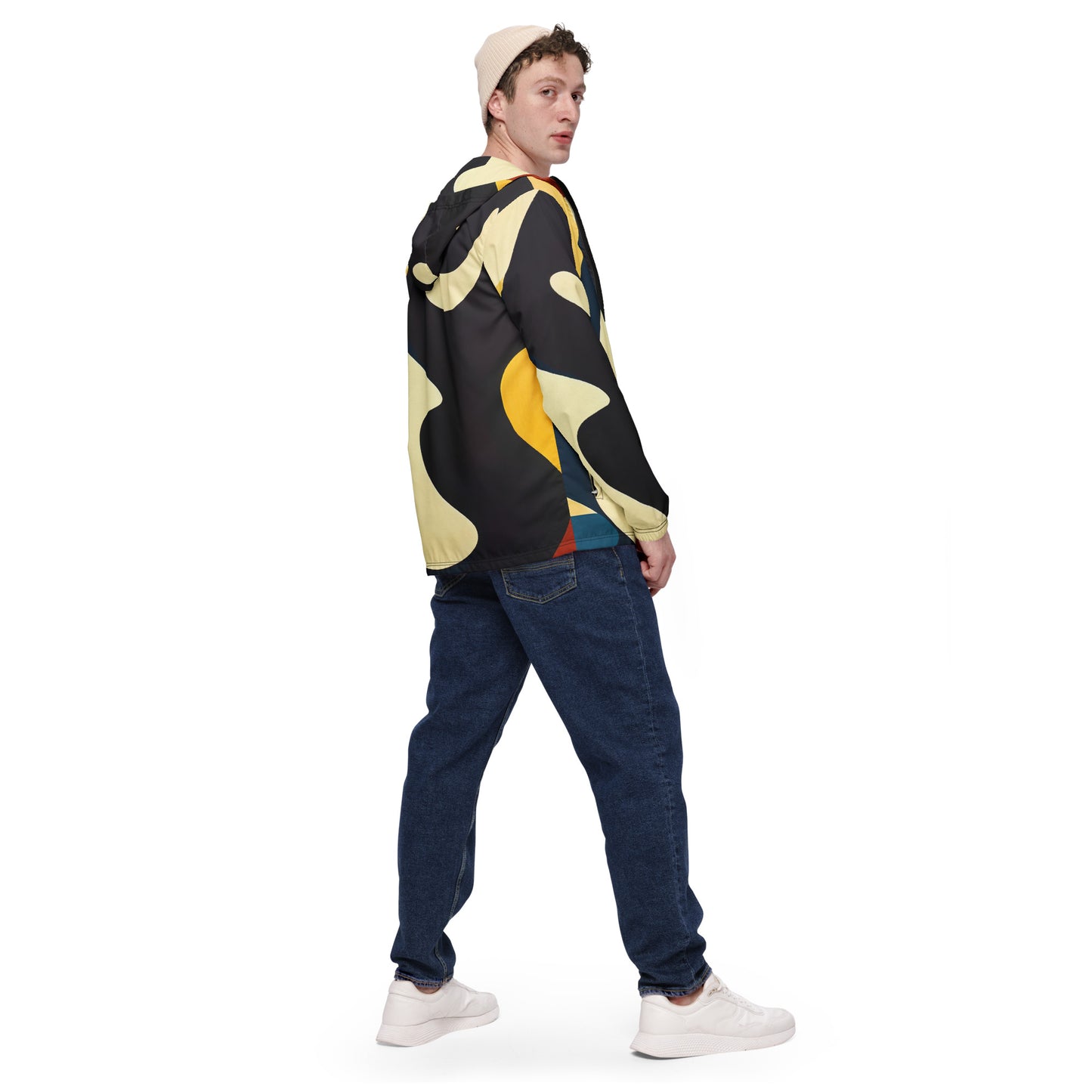 DMV 0421 Retro Art Men’s windbreaker