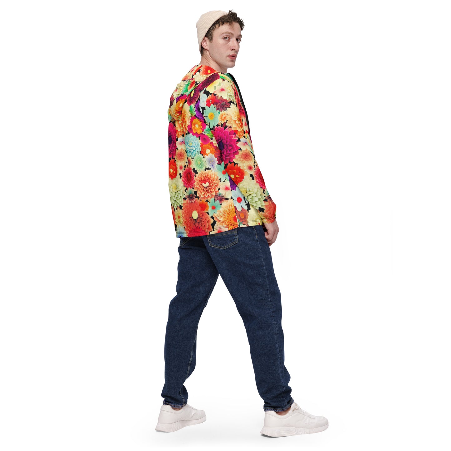 DMV 0424 Floral Men’s windbreaker