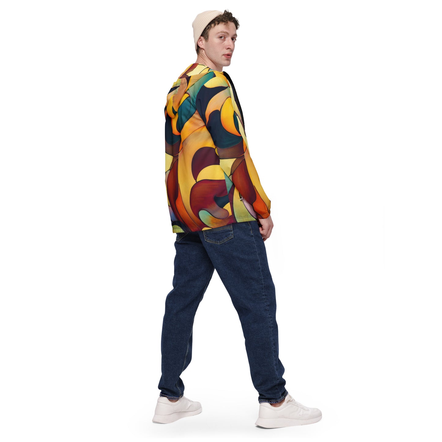 DMV 1551 Abstract Art Men’s windbreaker