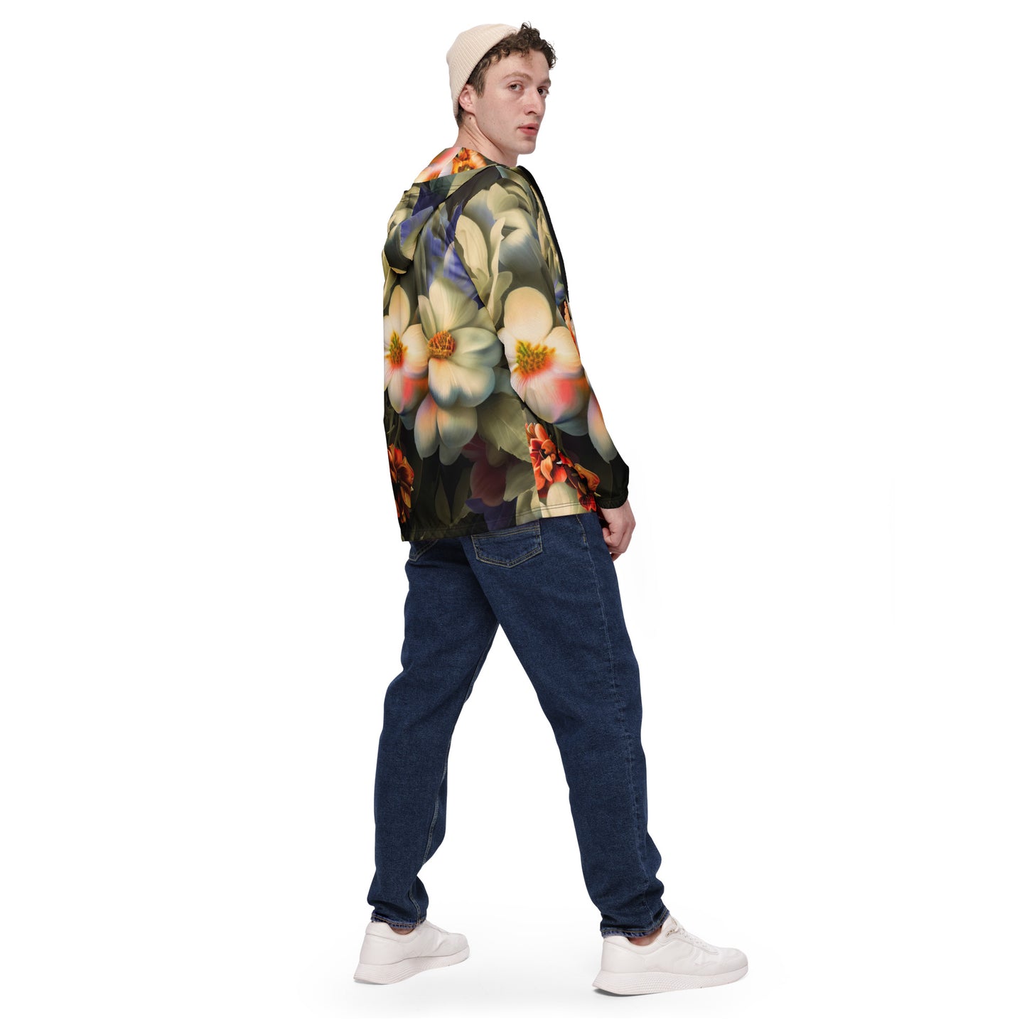 DMV 0996 Floral Men’s windbreaker