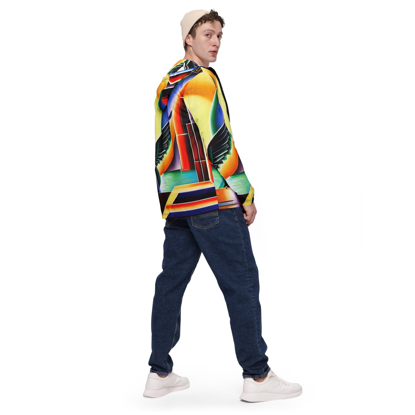 DMV 0731 Retro Art Men’s windbreaker